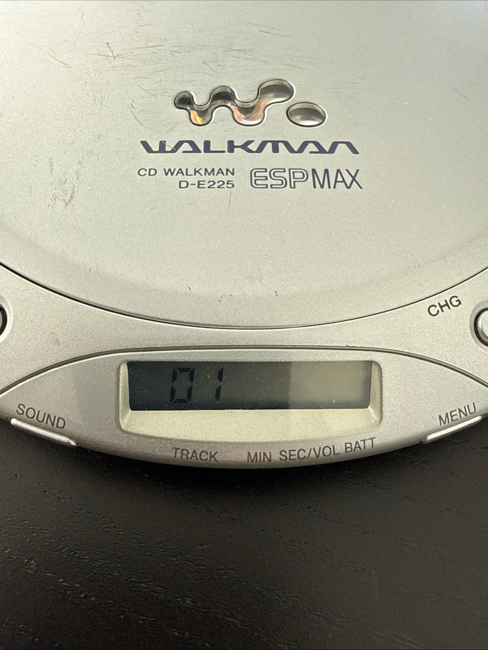 Vintage Sony Walkman ESP Max Portable CD Player D-E225 W/power Cord & Headphones